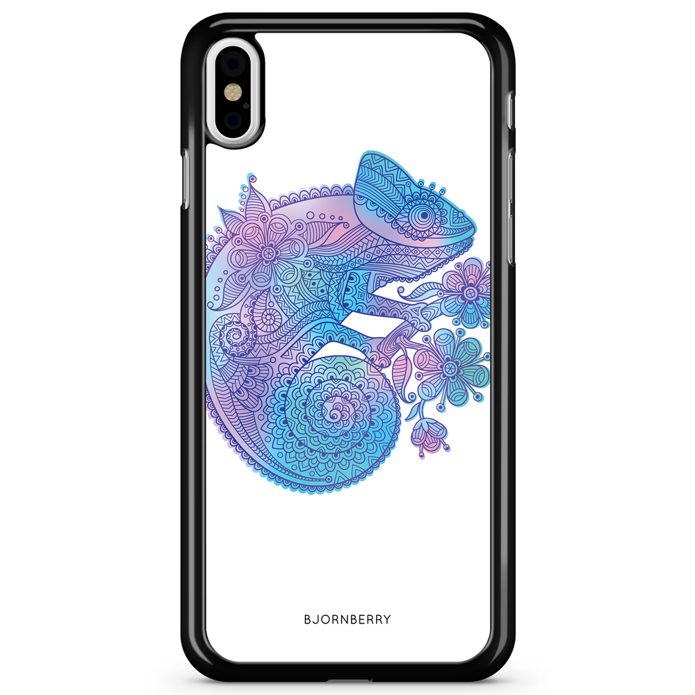 iPhone X / XS Case - Mandala Chameleon