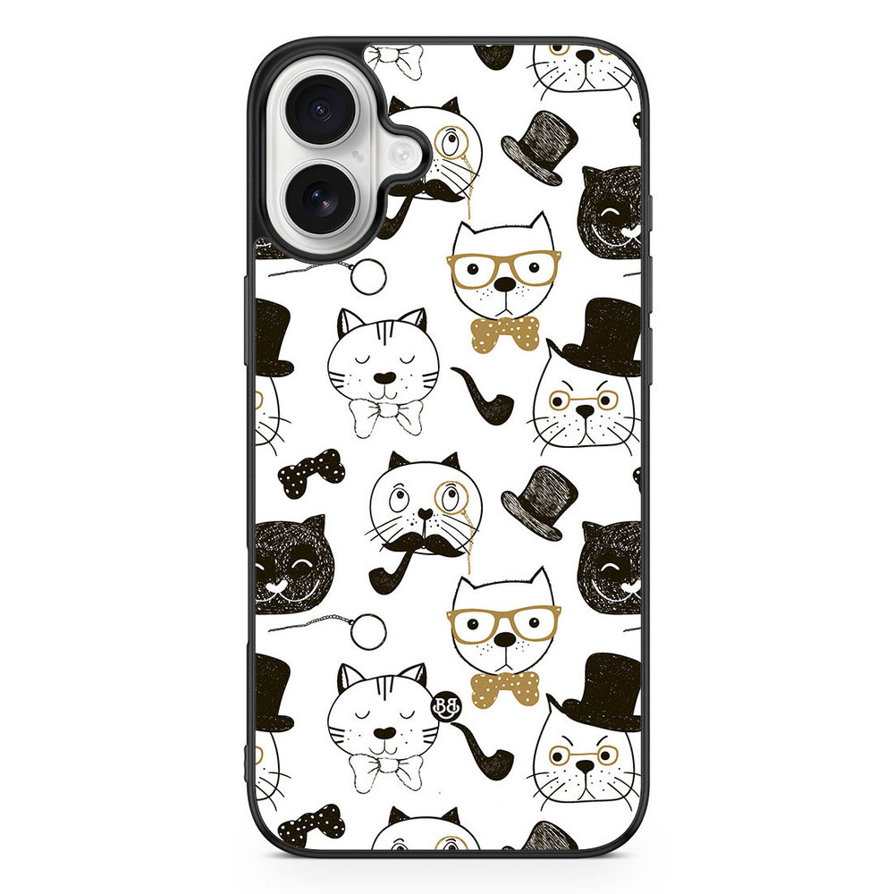 iPhone 16 Plus Case - Cartoon cats