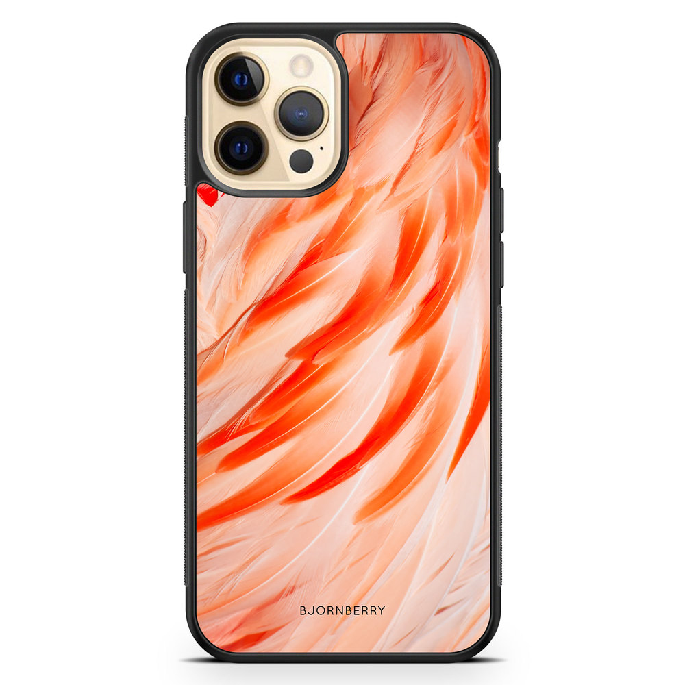iPhone 12 Pro Max Case - Flamingo Feathers