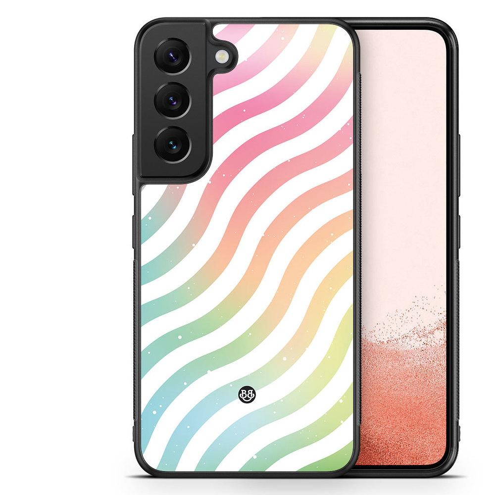 Samsung Galaxy S23 Plus 5G Case - Wavy Rainbow