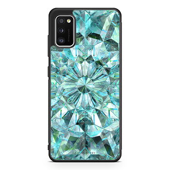 Samsung Galaxy A41 Case - Green Crystals