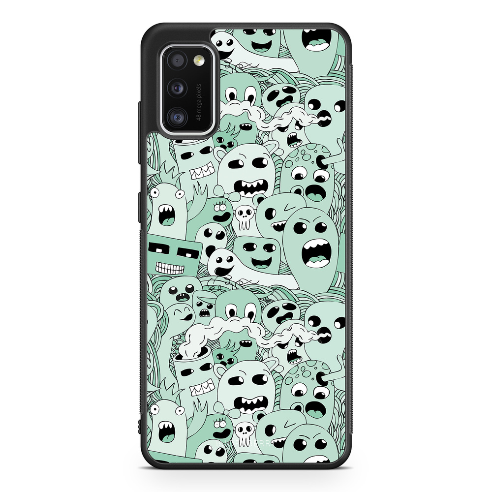 Samsung Galaxy A41 Case - Ghost Pattern