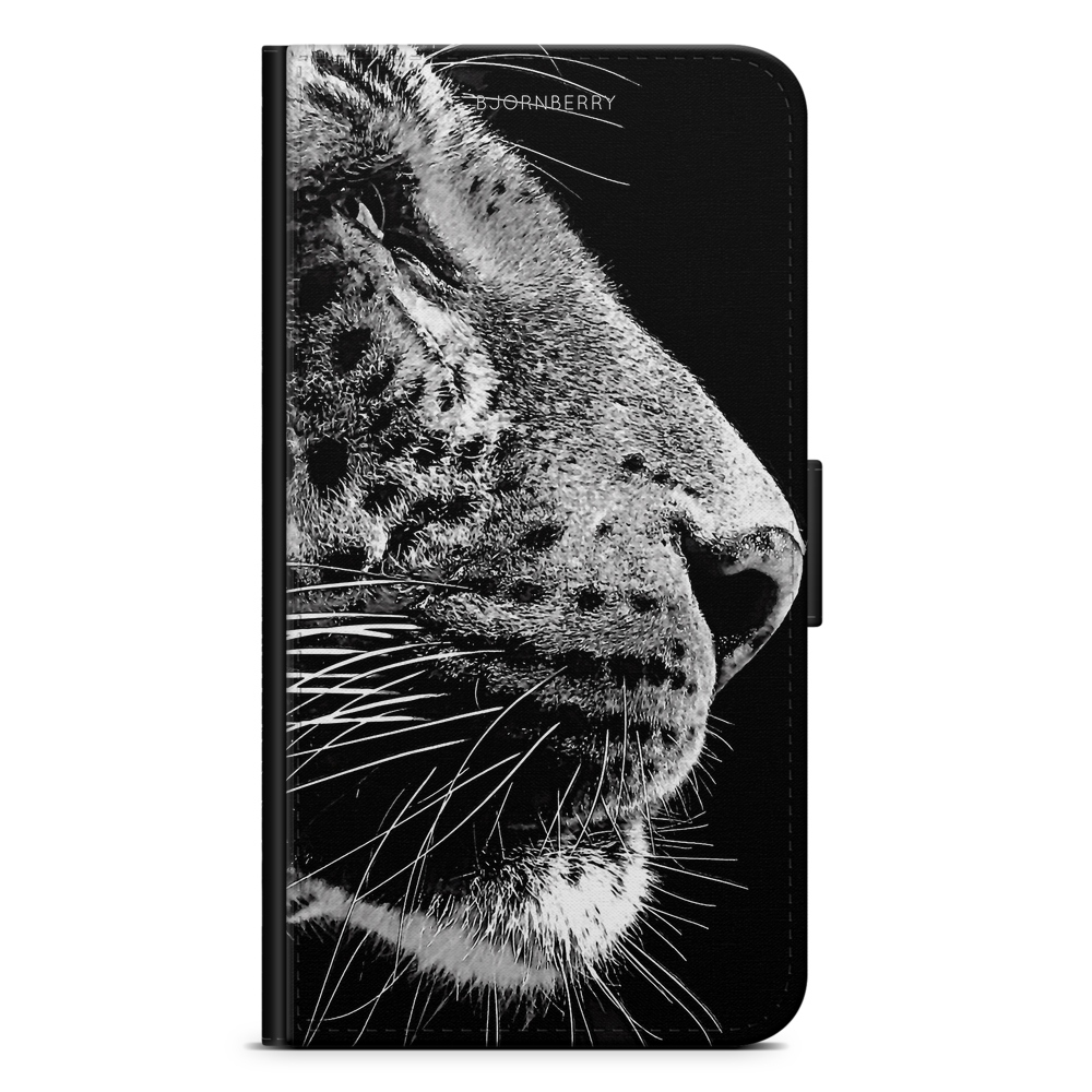 Samsung Galaxy A71 Plånboksfodral - Leopard Ansikte | Mobilskal & Mobilfodral BJORNBERRY