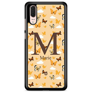 Huawei P20 Case Custom - AWAKEN - Orange Butterfly