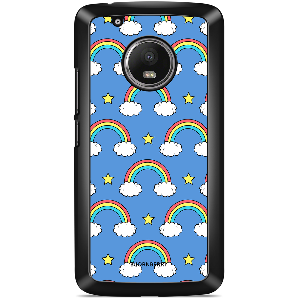 Moto G5 Plus Case - Rainbow Pattern