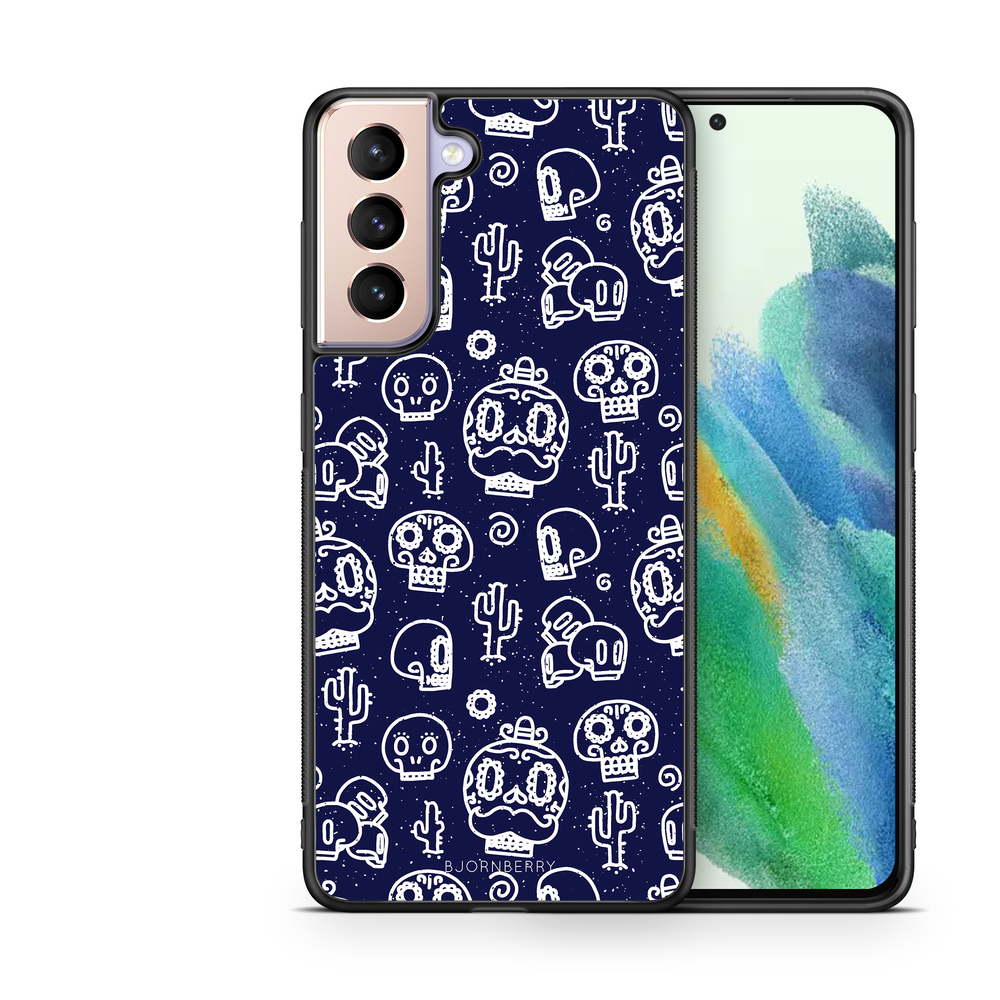 Samsung Galaxy S21 FE 5G Case - Oldschool Skulls