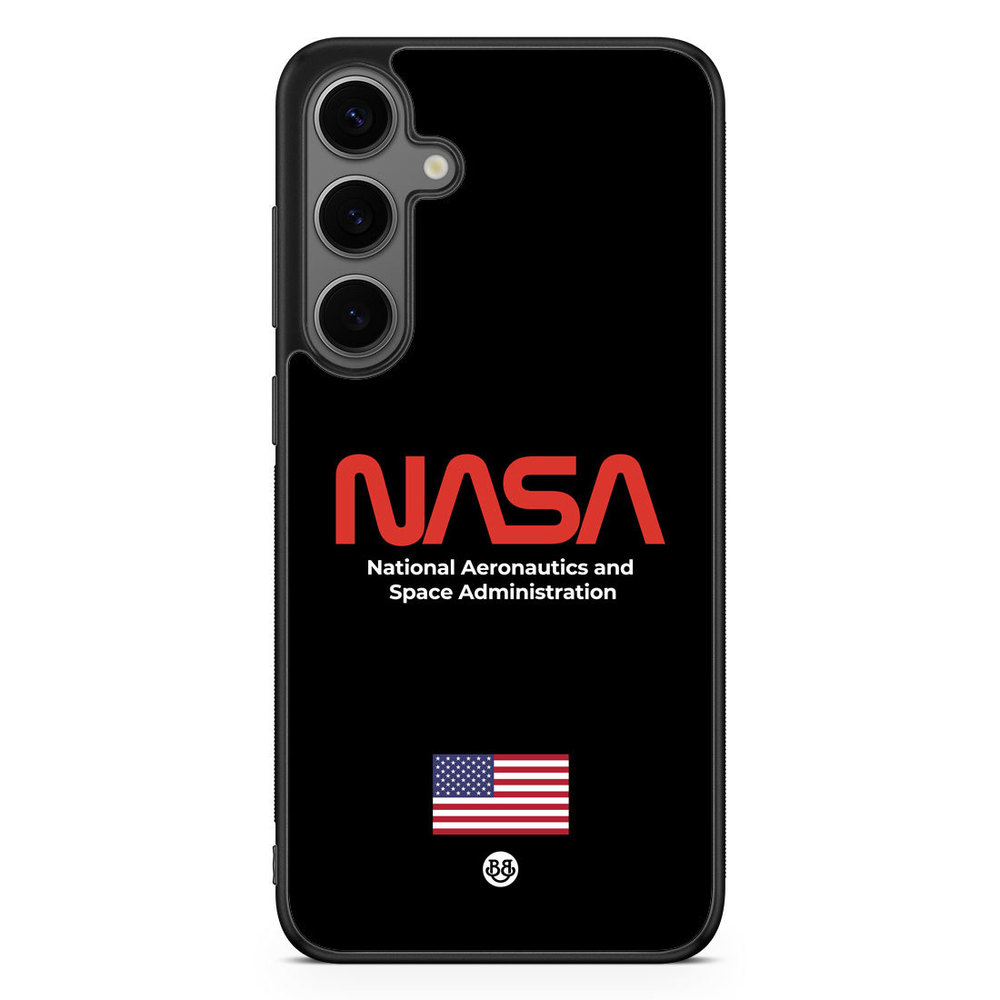 Samsung Galaxy S24 Plus Case - NASA Worm Black