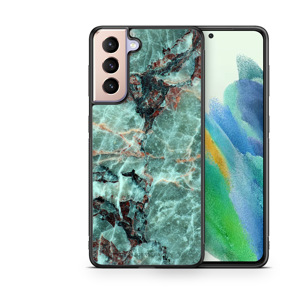 Samsung Galaxy S21 FE 5G Case - Green Marble