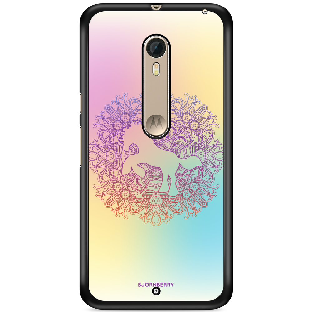 Moto X Style Case - Rainbow Unicorn