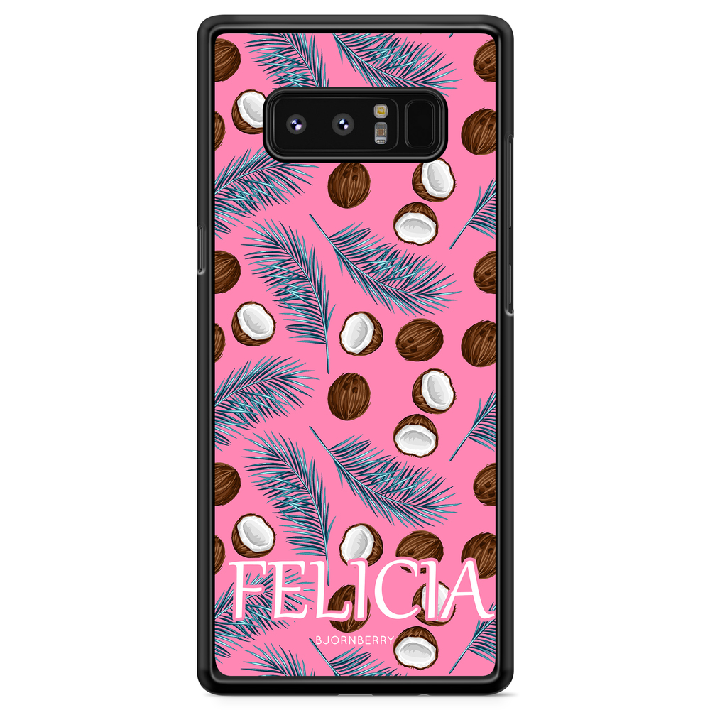 Samsung Galaxy Note 8 Case Custom - Tropical Namn