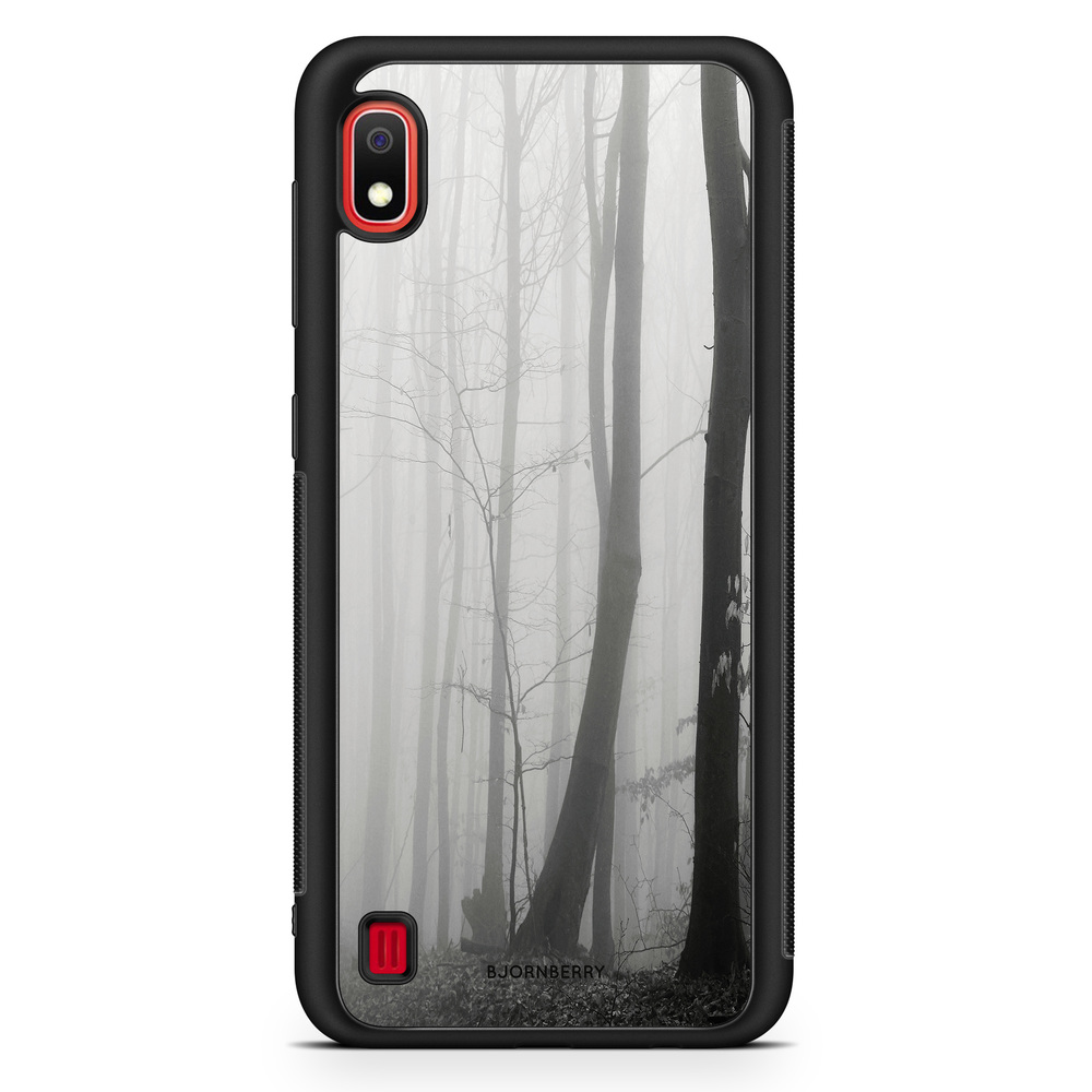 Samsung Galaxy A10 Case - Black/White Autumn