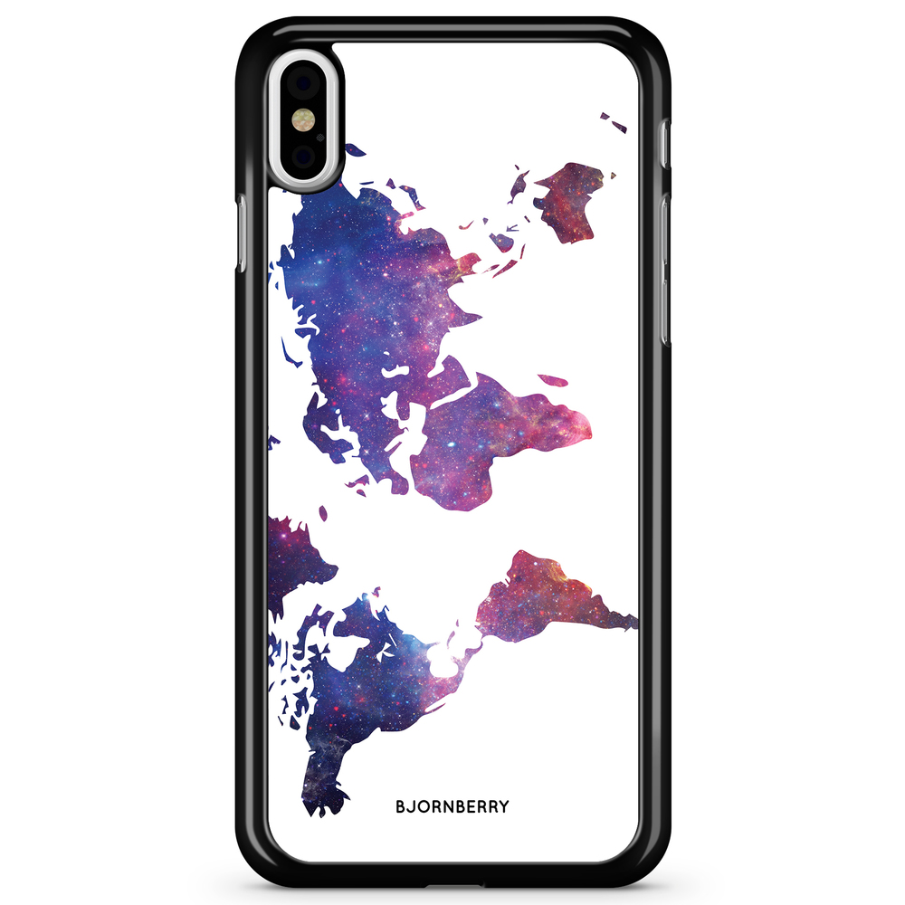 iPhone X / XS Case - World Map Space