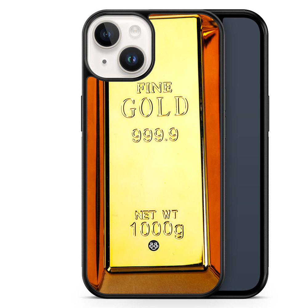 iPhone 14 Case - Gold brick