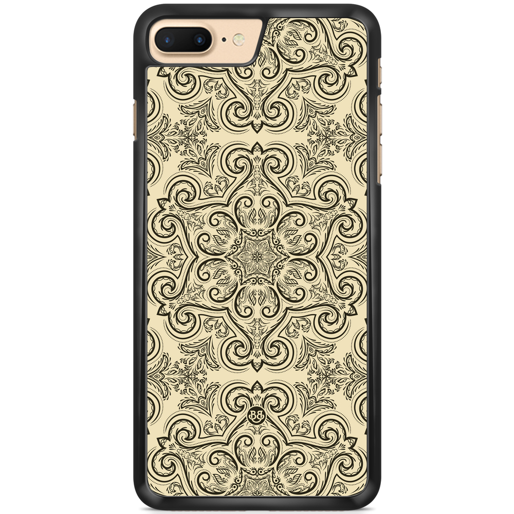iPhone 7 Plus Case - Beige Retro Pattern