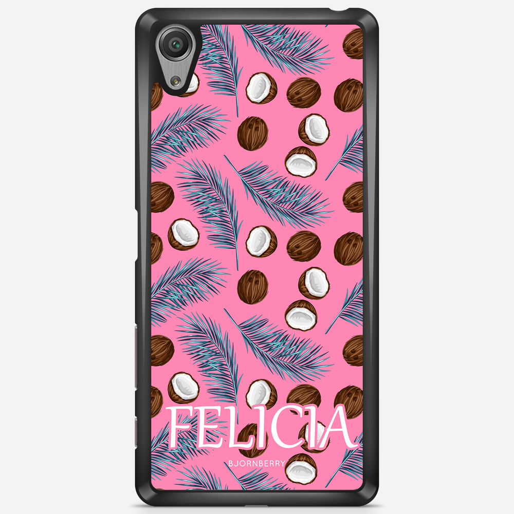Sony Xperia X Performance Case Custom - Tropical Namn