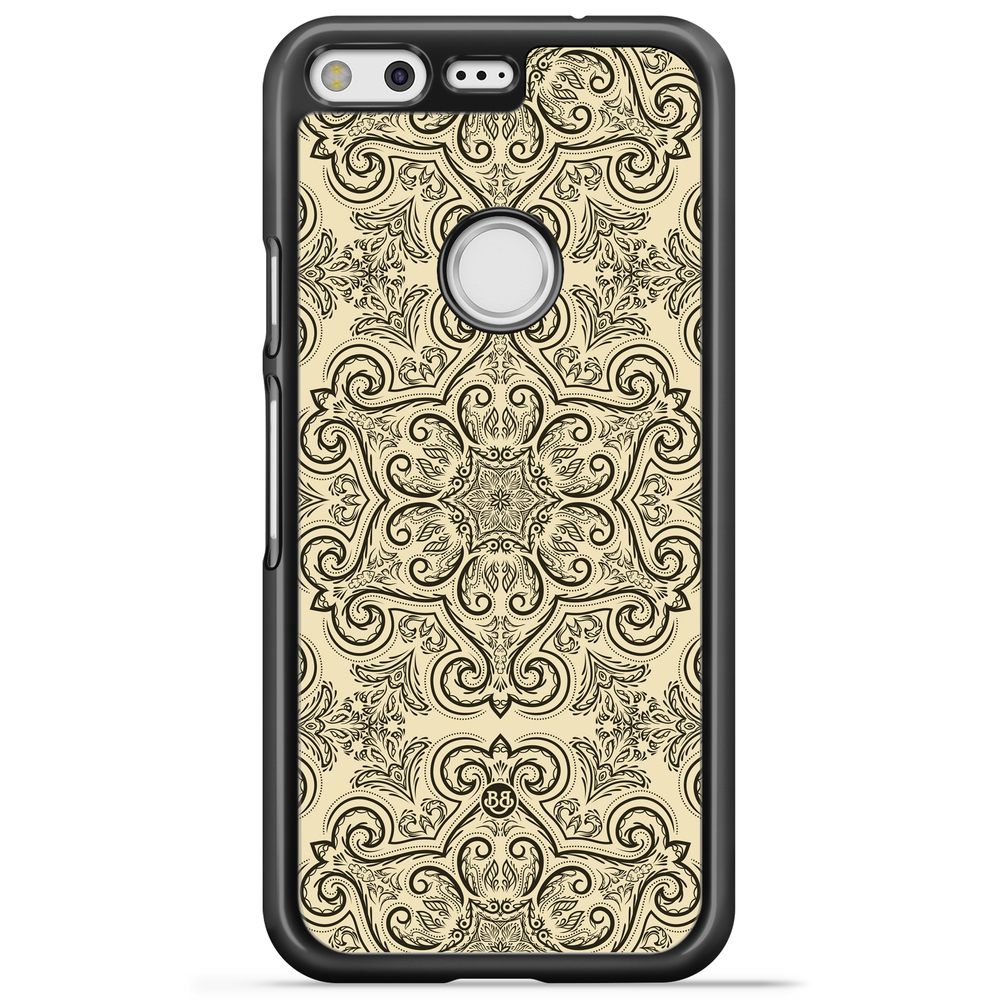 Google Pixel Case - Beige Retro Pattern