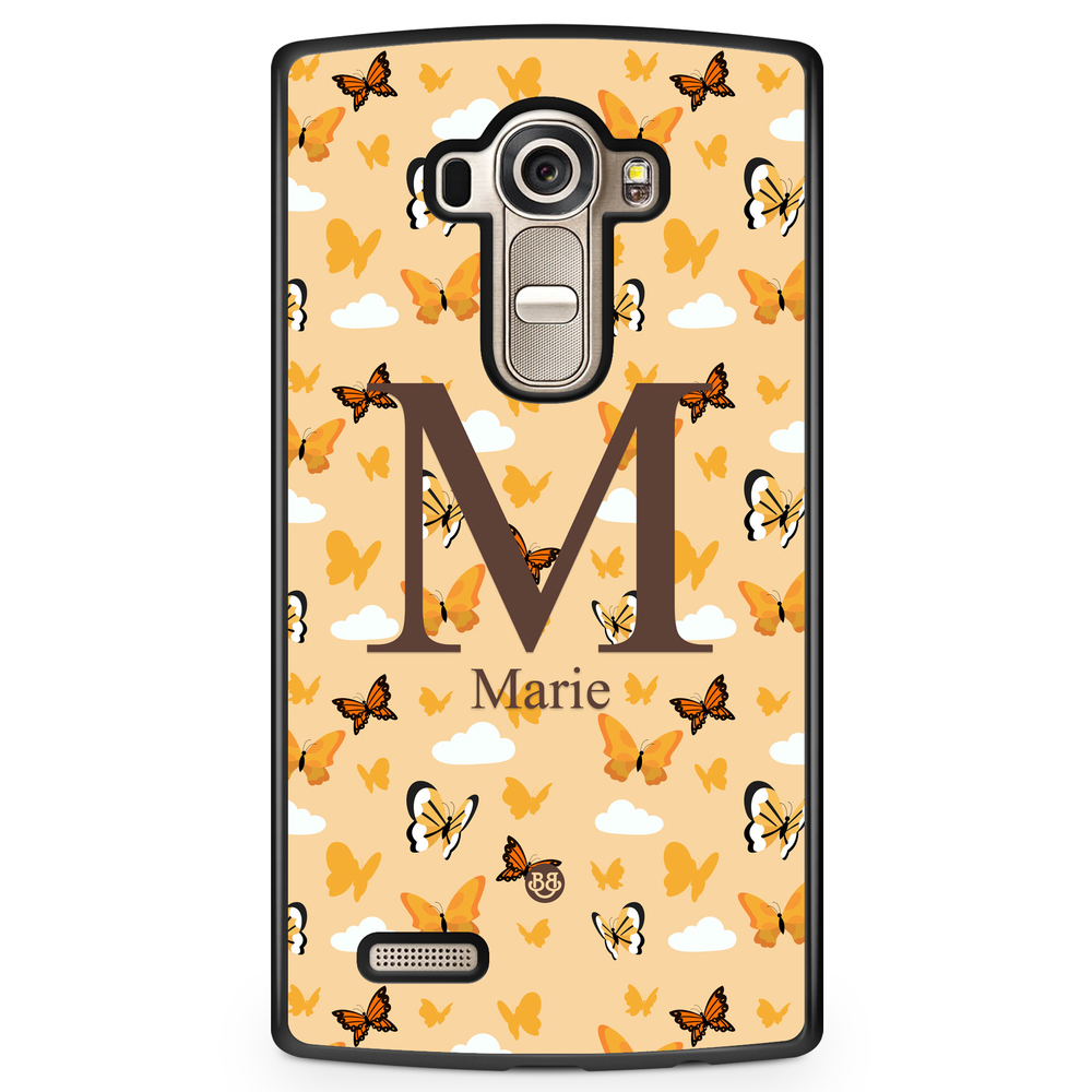 LG G4 Case Custom - AWAKEN - Orange Butterfly