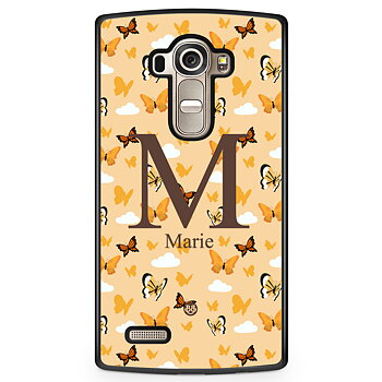 LG G4 Skal Custom - AWAKEN - Orange Butterfly