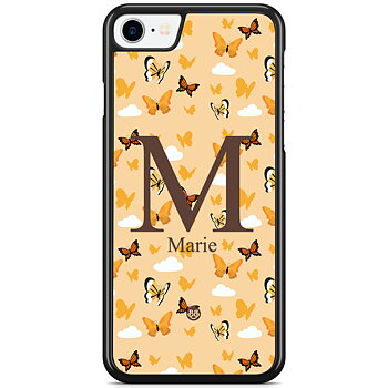 iPhone 7 Custom Skal - AWAKEN - Orange Butterfly