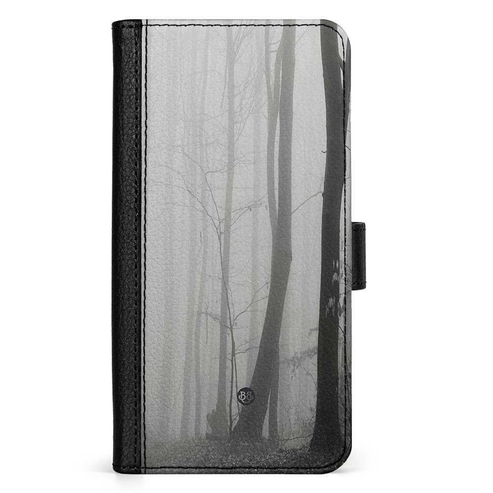 Google Pixel 9 Pro XL Wallet Case - Black/White Autumn