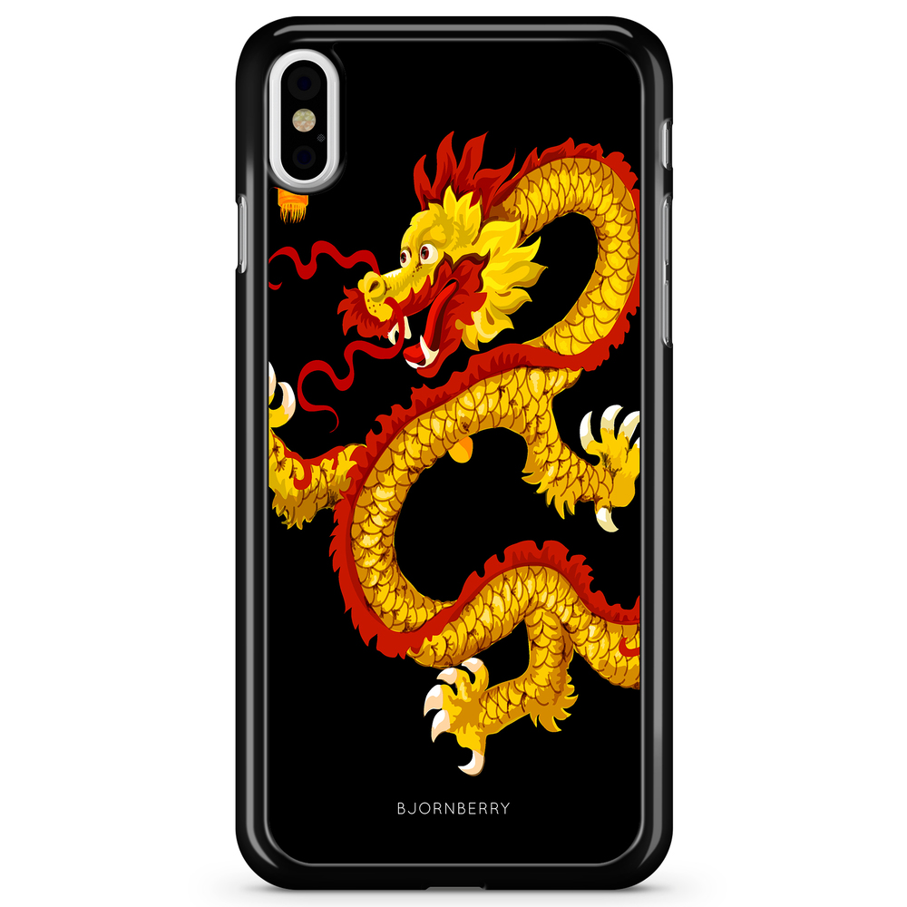 iPhone X / XS Case - Yellow Dragon