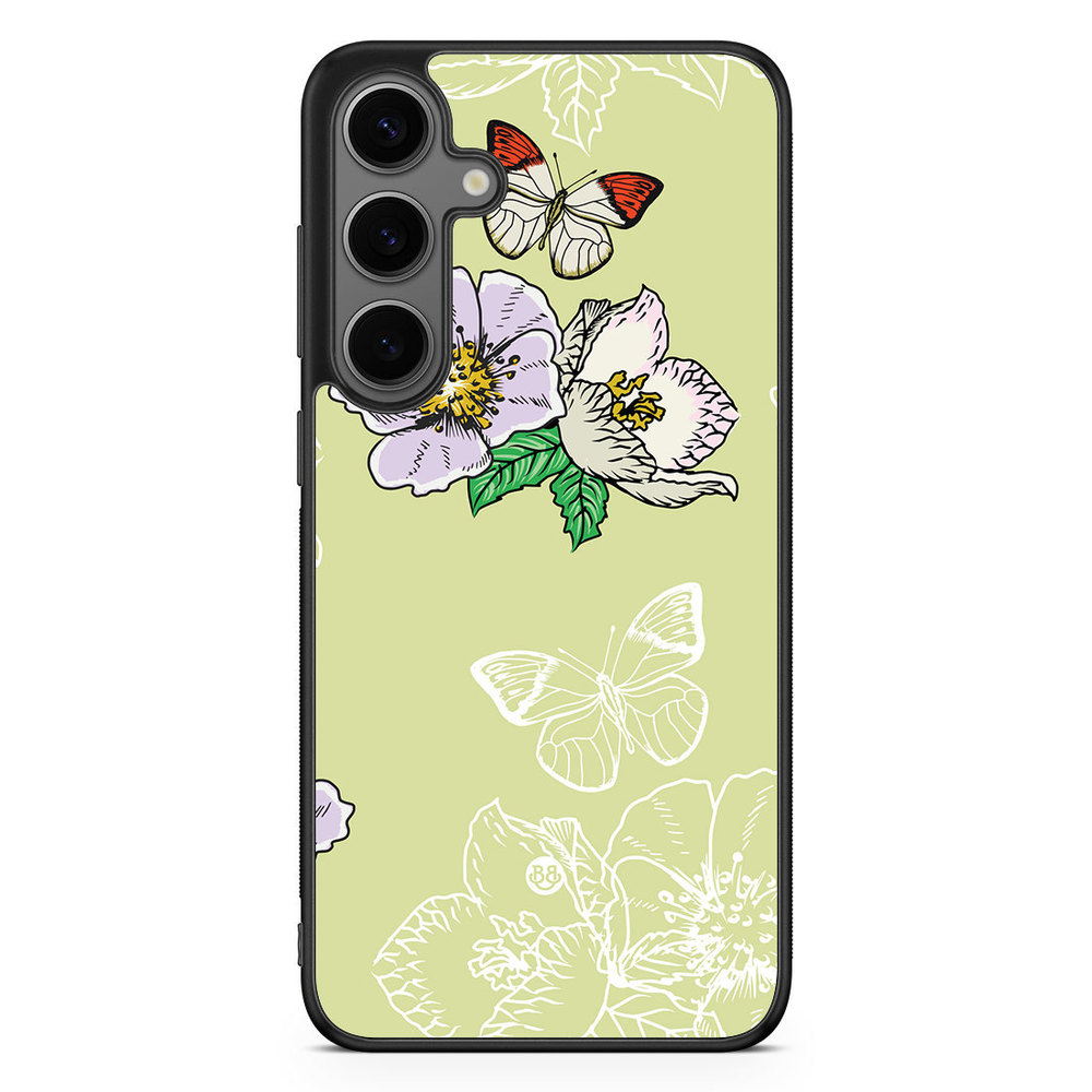Samsung Galaxy S24 Plus Case - Butterfly Flower