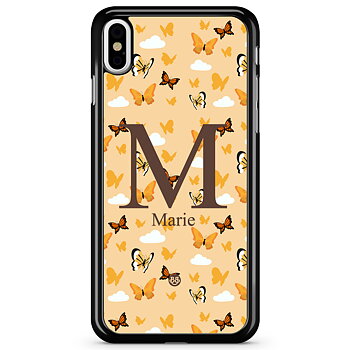 iPhone X / XS Case Custom - AWAKEN - Orange Butterfly