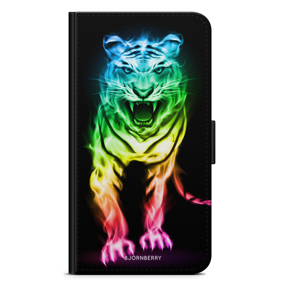 Samsung Galaxy S9 Plus Wallet Case - Fire Tiger