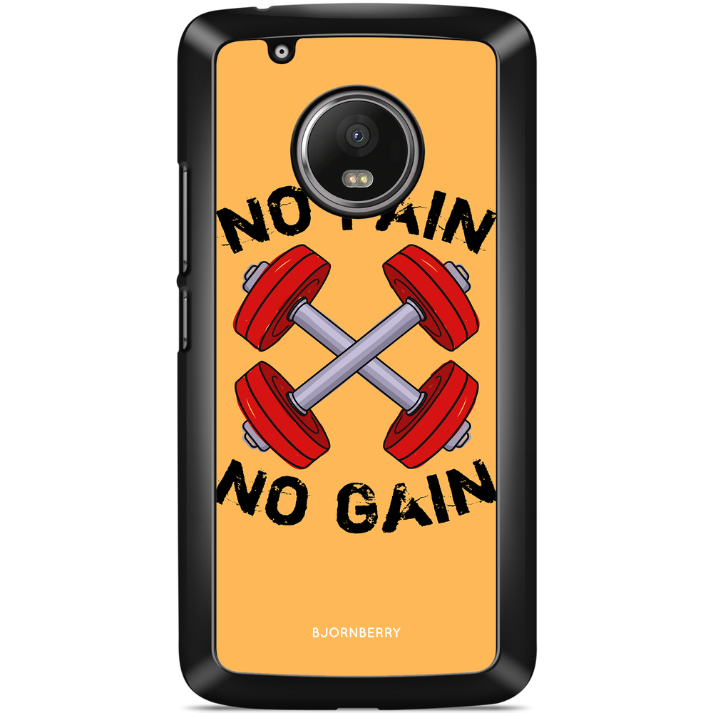 Moto G5 Plus Case - No Pain No Gain