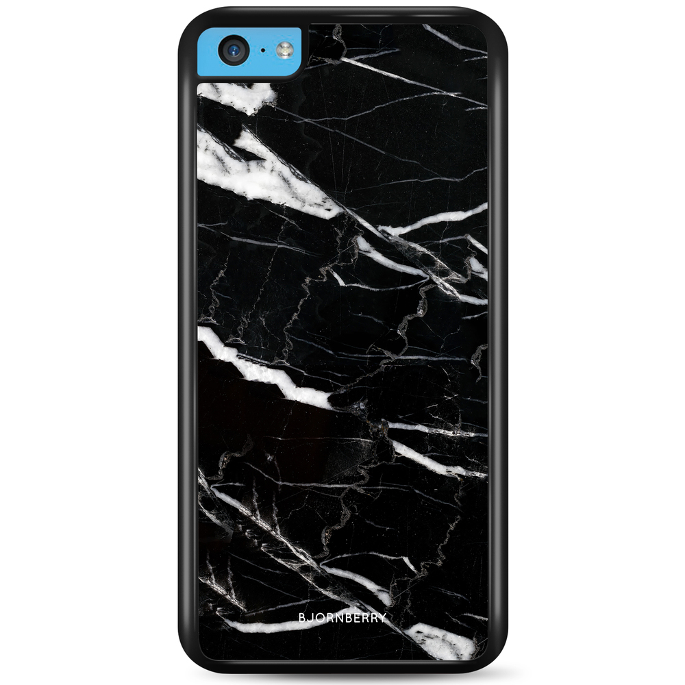 iPhone 5C Case - Black Marble
