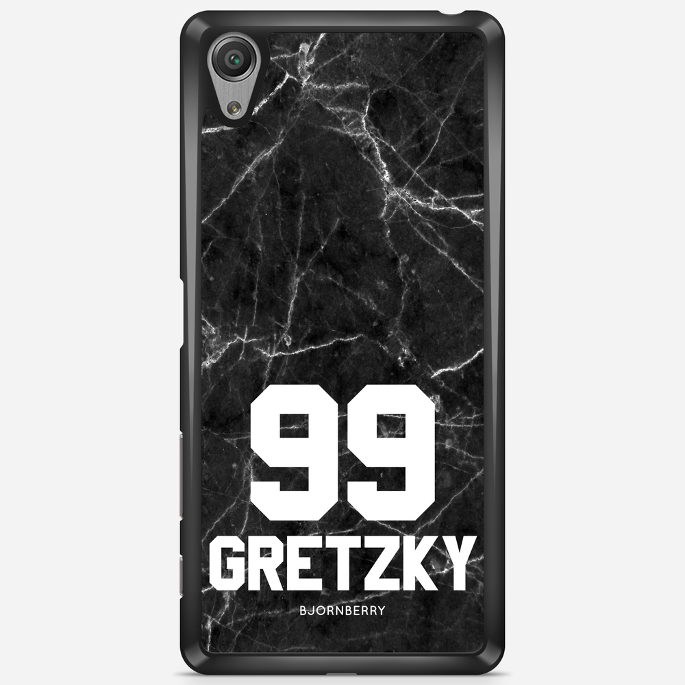 Sony Xperia X Performance Case Custom - Black Marble Number