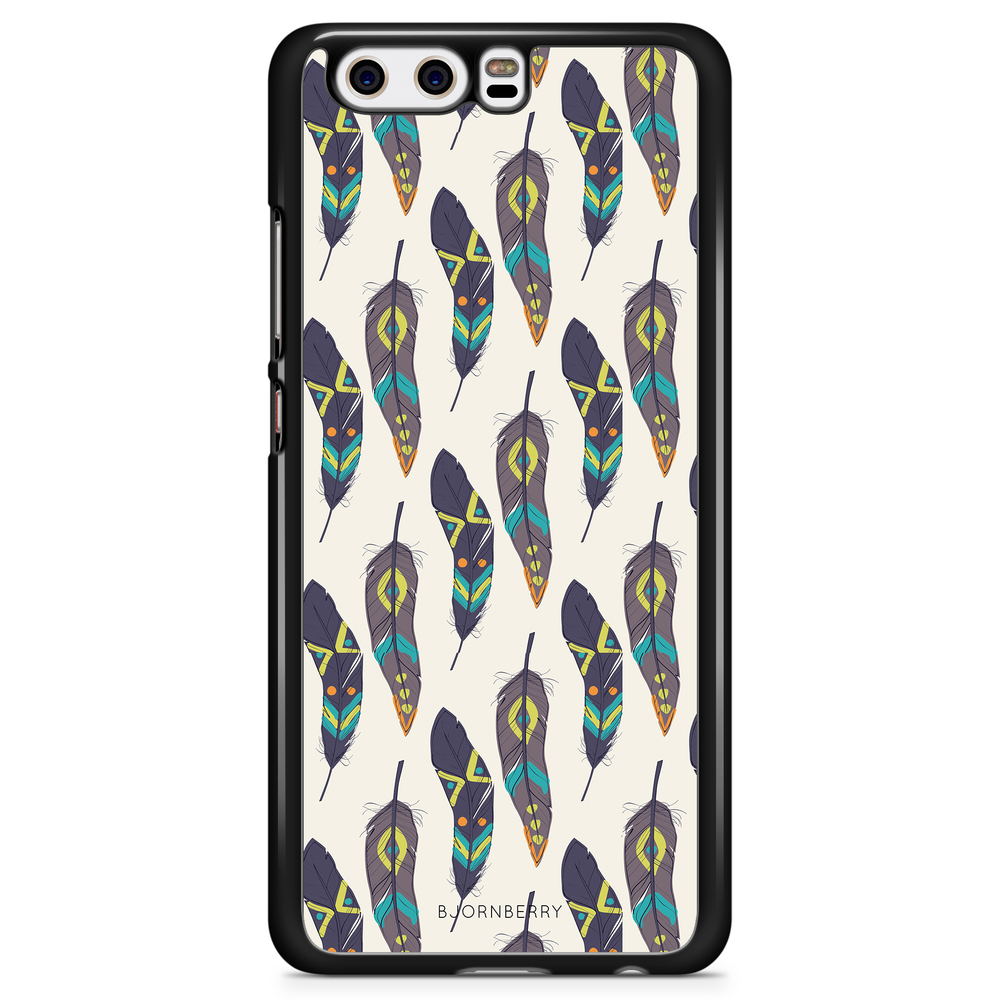 Huawei P10 Case - Ethnic Feathers