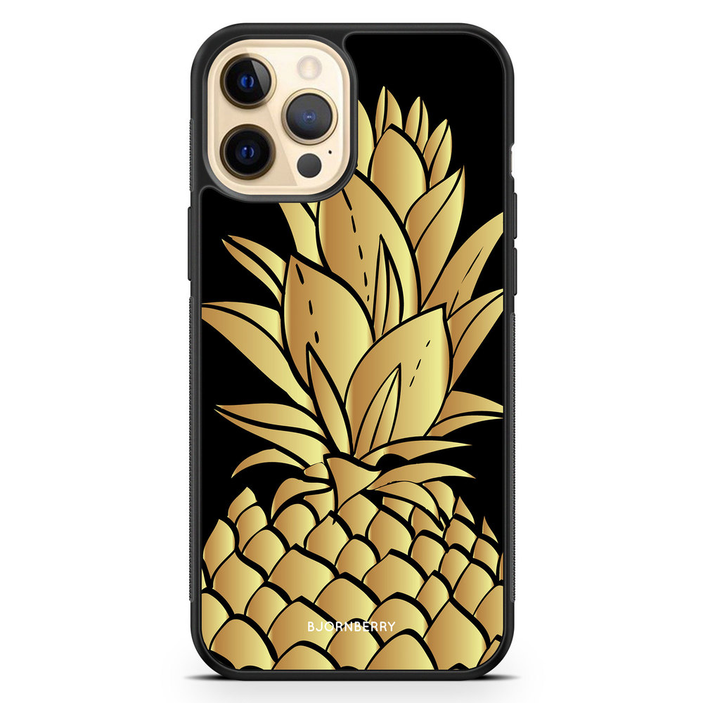 iPhone 12 Pro Max Case - Gold Pineapple