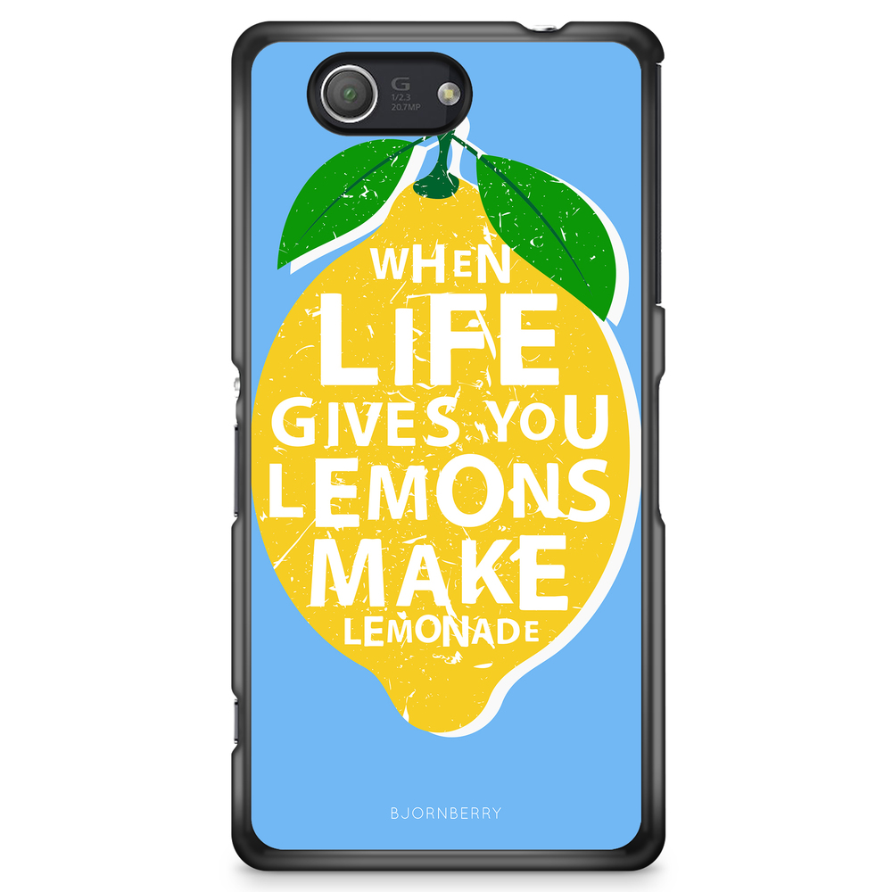 Sony Xperia Z3 Compact Case - Lemon Quote