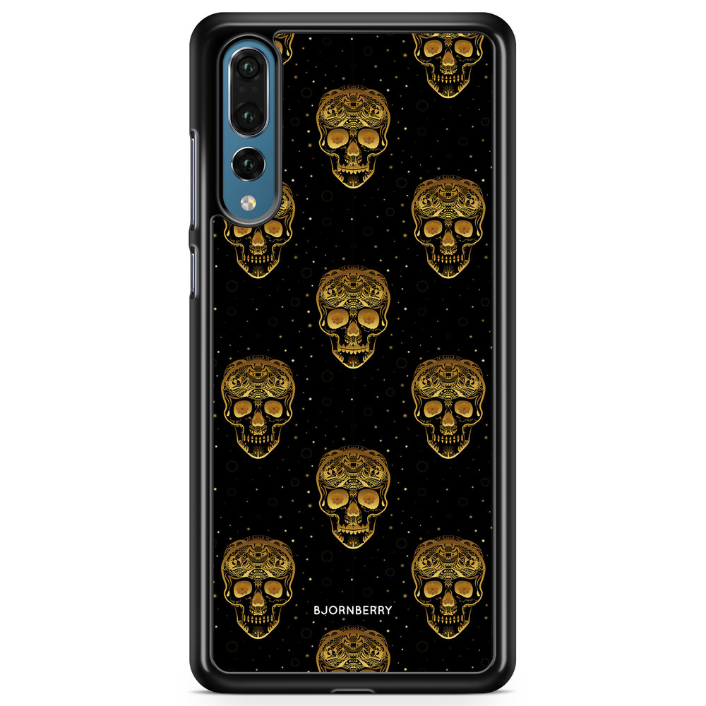 Huawei P20 Pro Case - Gold Skulls