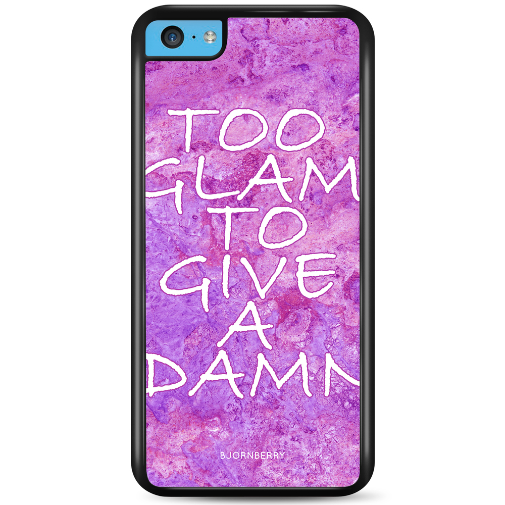 iPhone 5C Case - Too glam to give 