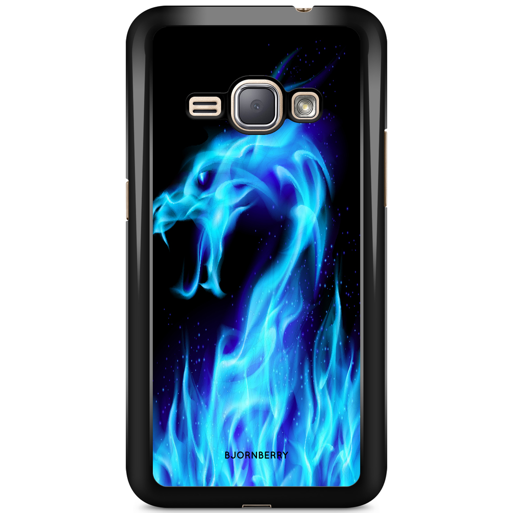 Samsung Galaxy J1 (2016) Case - Blue Flames Dragon