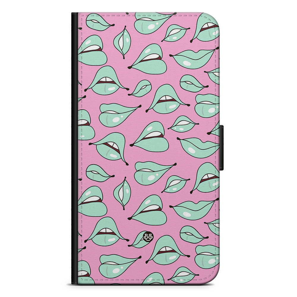Sony Xperia 1 IV Wallet Case - Green Lips