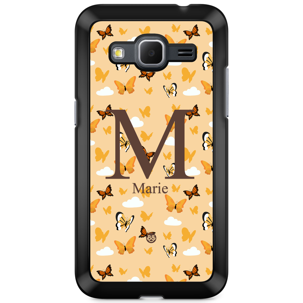 Samsung Galaxy Core Prime Case Custom - AWAKEN - Orange Butterfly