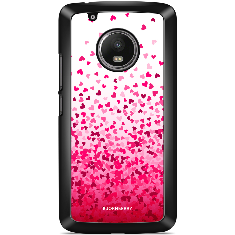 Moto G5 Plus Case - Heart Confetti