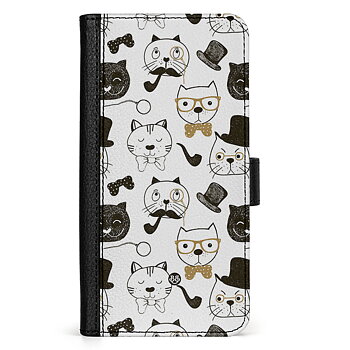 Sony Xperia 5 V Wallet Case - Cartoon cats