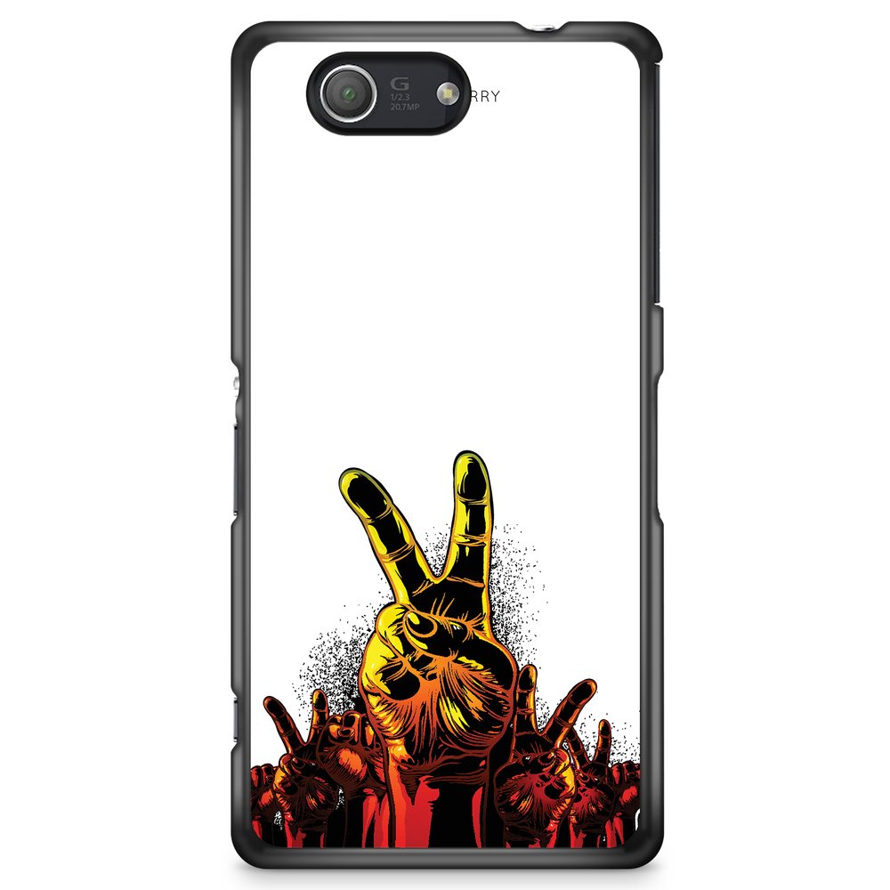 Sony Xperia Z3 Compact Case - Peace Hands