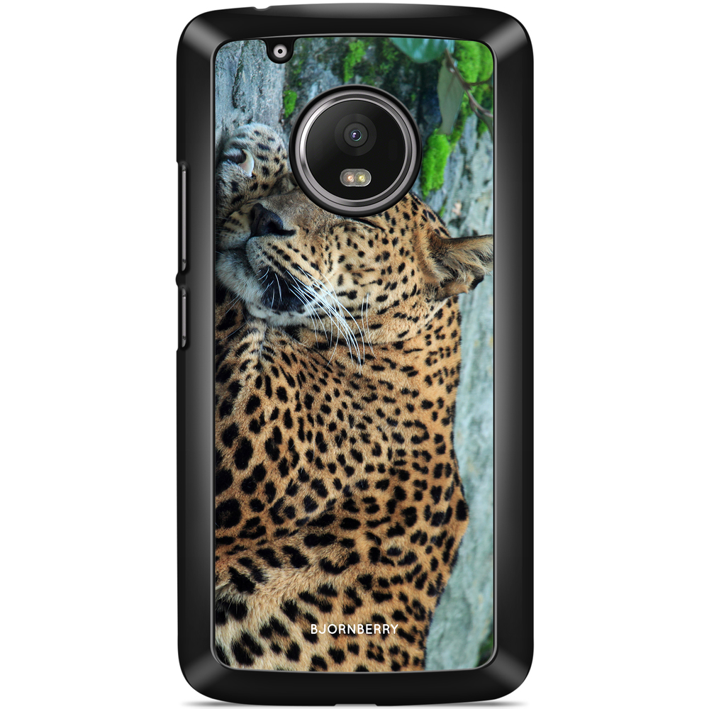 Moto G5 Plus Case - Sleeping Leopard