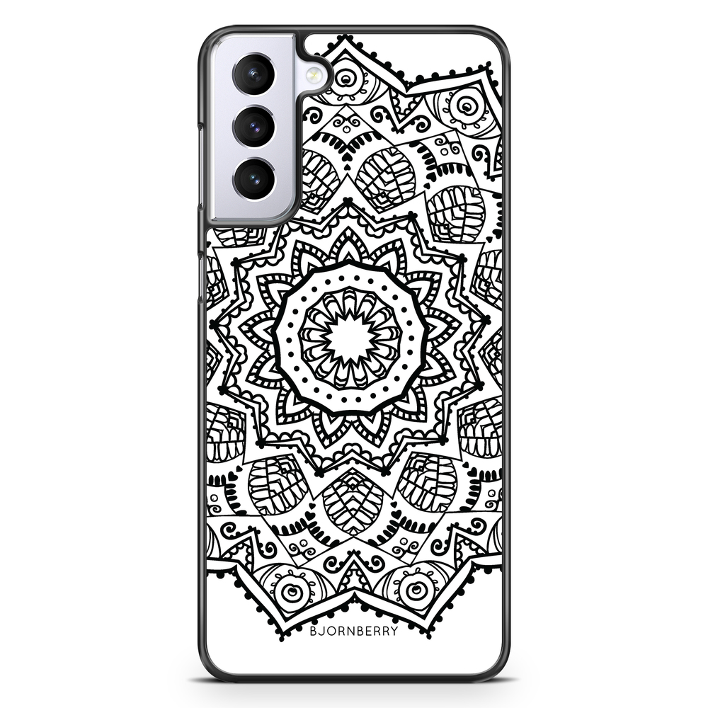 Samsung Galaxy S21 Plus Case - Black Mandala