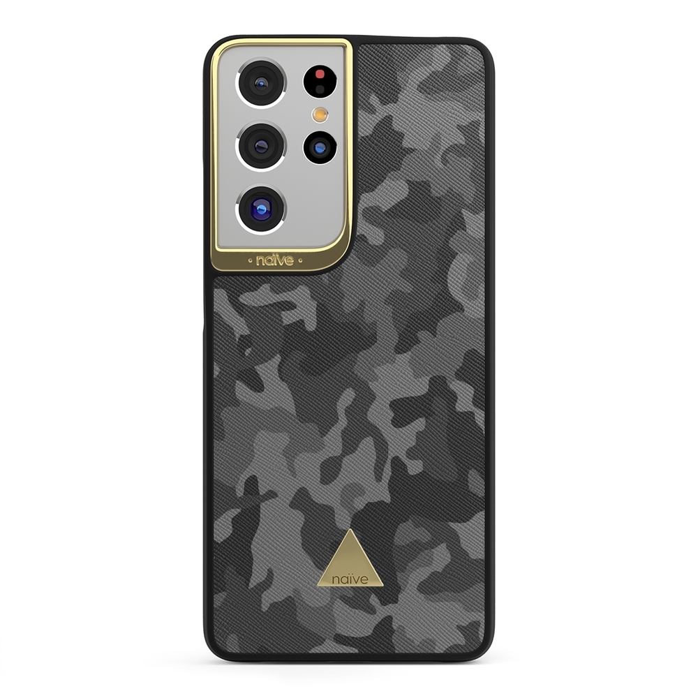 Naive Samsung Galaxy S21 Ultra Case - Noir Camo