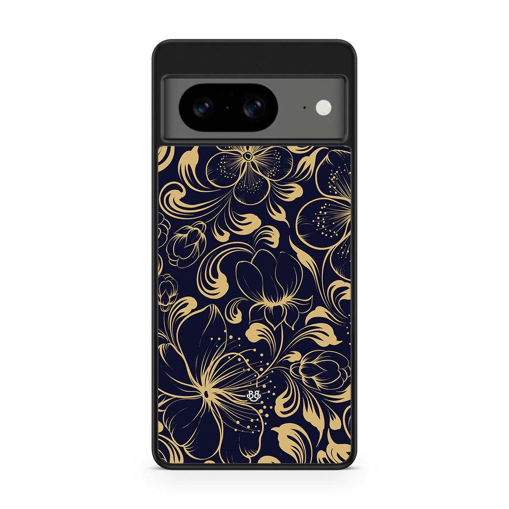 Google Pixel 8 Case - Blue Flowers
