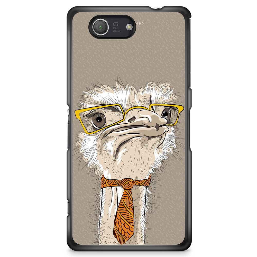 Sony Xperia Z3 Compact Case - Hipster Ostrich