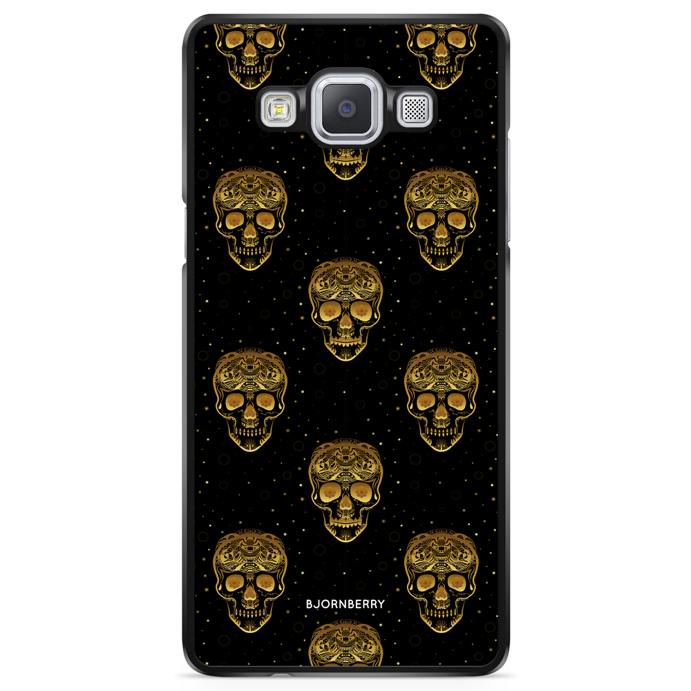 Samsung Galaxy A5 (2015) Case - Gold Skulls
