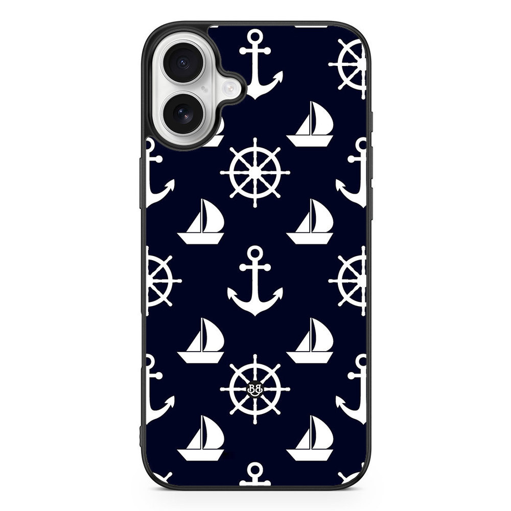 iPhone 16 Plus Case - Sailing pattern