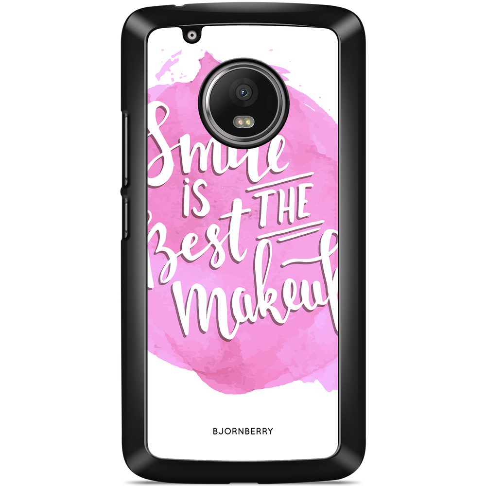 Moto G5 Plus Case - Smile Quote